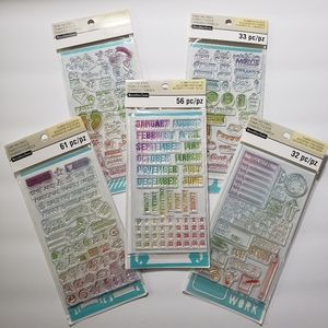 5 Recollections Stamp & Stencil Bundle Lot